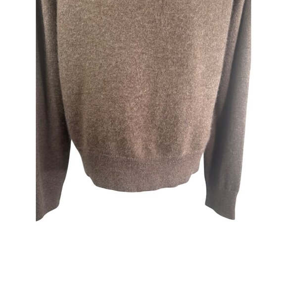 Cashmere Boutique Womens M Brown 100% Cashmere Button-Up Cardigan - Picture 11 of 14